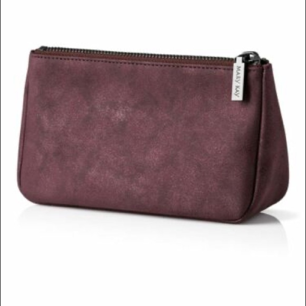Mary Kay Faux-suede Purple Cosmetic Bag